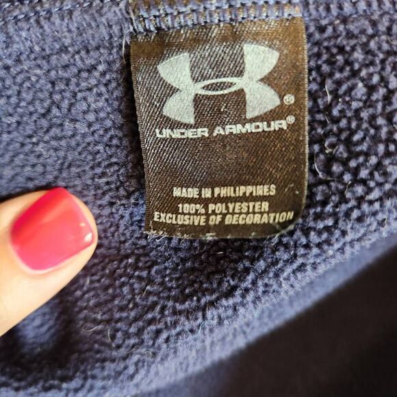 Under Armour Men's Full Zip Loose Fit Fleece Jacket Size Medium - Picture 4 of 4